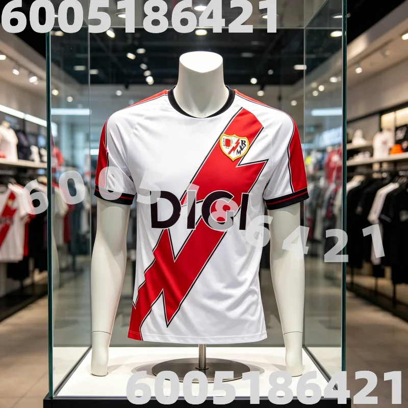 2026 New Rayo Vallecano Shirt Adults T-Shirt Y2K Street Style Quick Dry Training Fitness Top Casual Sportswear Family Kids Tees