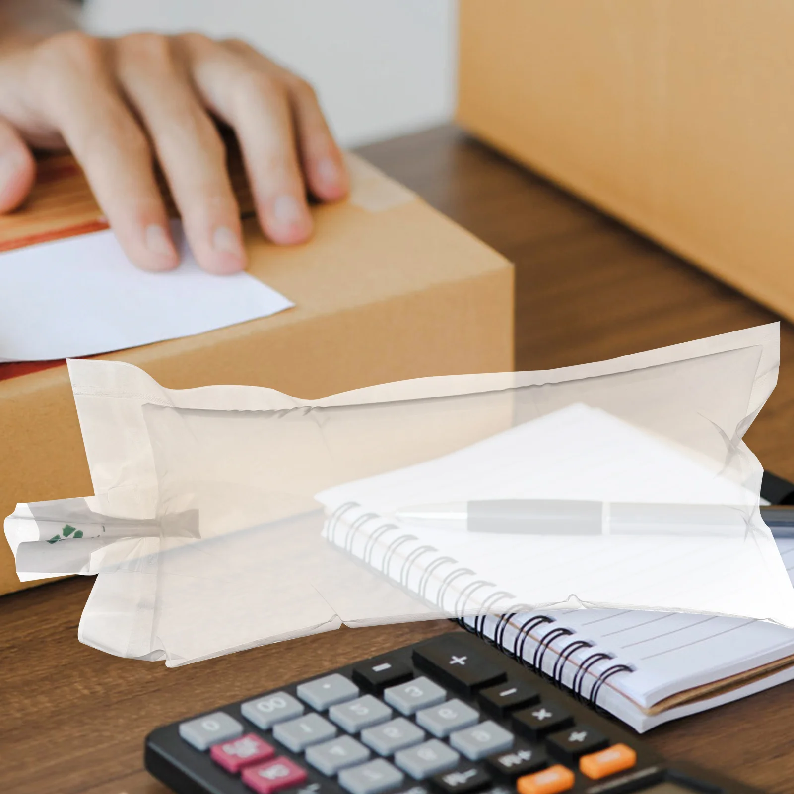 

1 Set Of Buffer Bubble Bags Waterproof Wear-Resistant Inflatable Air Pillows For Shipping Packaging Delivery Air Cushions Office