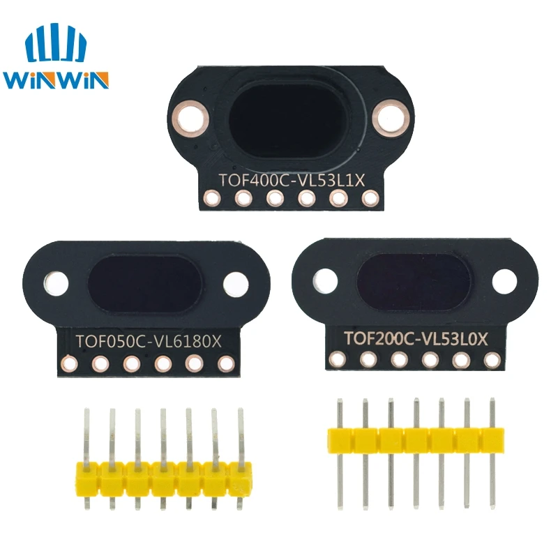 VL6180/VL53L0X/VL53L1X Time of Flight (ToF) Laser Ranging Sensor Module TOF050C TOF200C TOF400C 50CM/2M/4M IIC For Arduino STM32