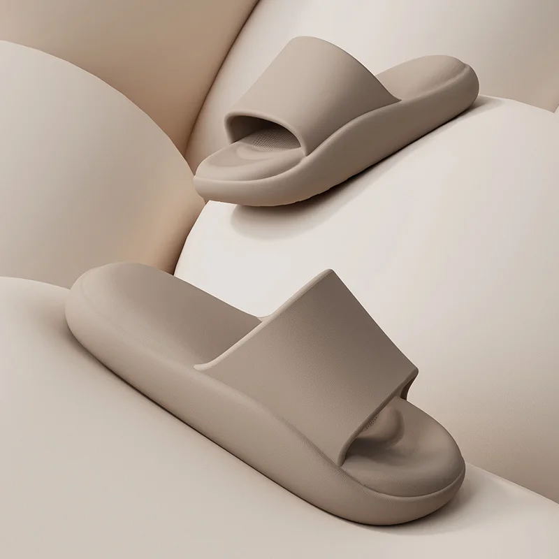 EVA-Hausschuhe für Damen und Herren, ideal für den Außenbereich, weich, bequem, mit dicker Sohle, rutschfest, für den Innenbereich, Badezimmer, als Paar. – Detail 13