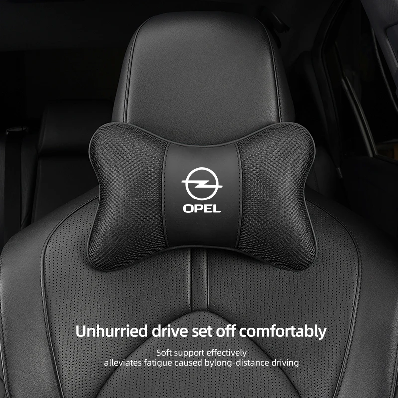 Ice Silk Autositz-Kopfstützen-Nackenkissen für Opel Astra Grandland Corsa Mokka Frontera Insignia Zafira Vivaro Karl Combo Ampera