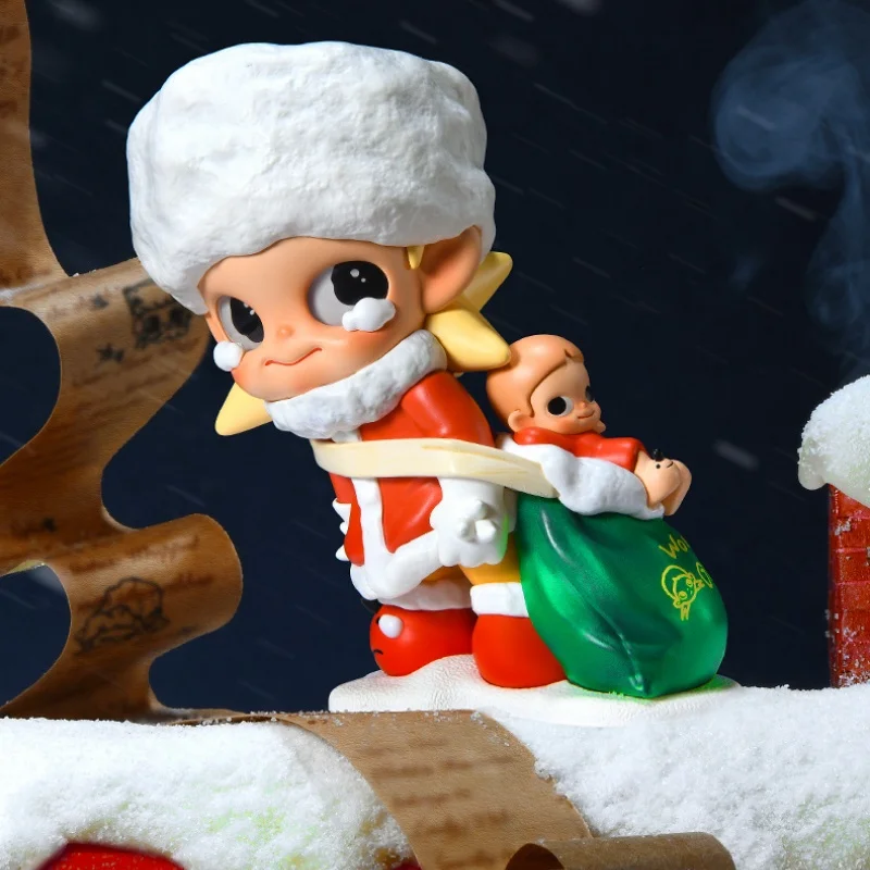 Popmart Zsigathe الشتاء من الهدايا سلسلة صندوق أعمى بولي كلوريد الفينيل الشكل العصرية اللعب مكتب ديكور صندوق غامض عيد الميلاد جمع مفاجأة هدية #3