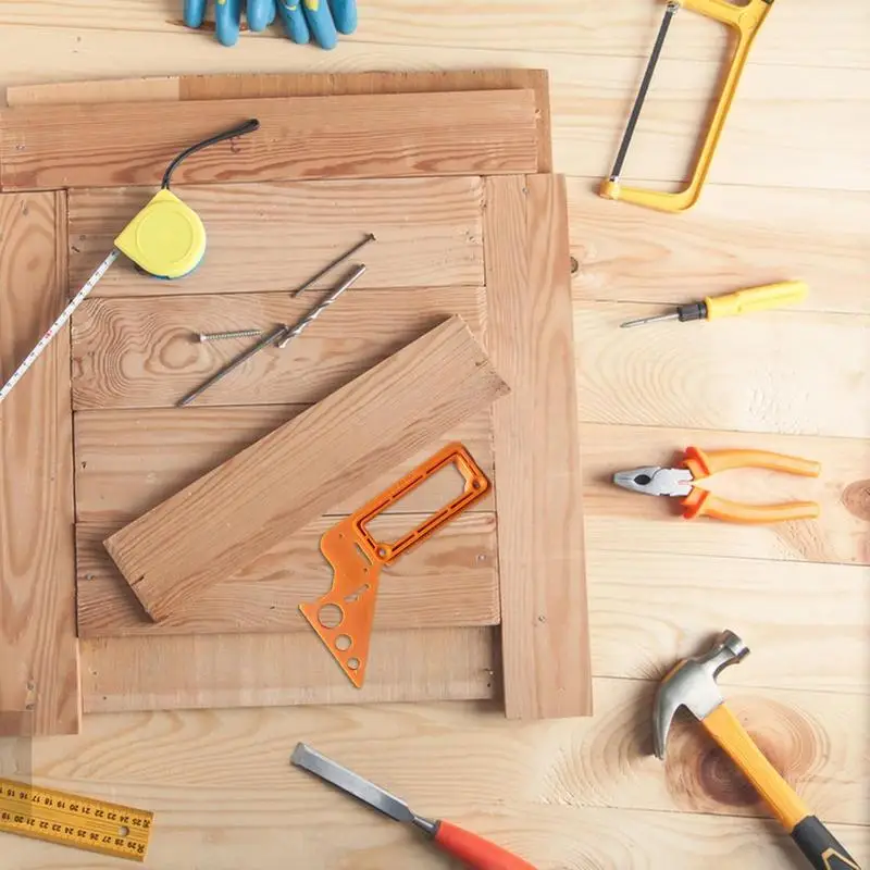 Righello quadrato per la lavorazione del legno strumento per Layout quadrato da carpentiere quadrato per la lavorazione del legno per la misurazione della scrittura ingegneria di precisione