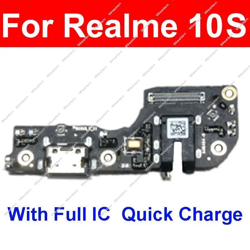 USB Charger Dock Flex Cable For Realme 10 10S 10 Pro 4G 5G USB Charging Jack Port Flex Cable Connector Replacement