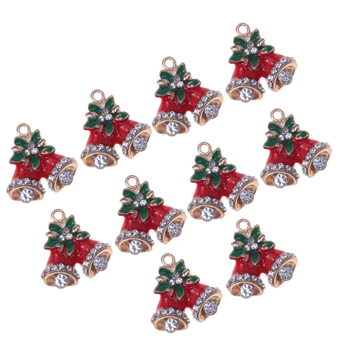 

10pcs Christmas Alloy Charms Phone Jewelry Making Pendants DIY Accessories Necklace Bracelet Earrings Holiday Decor Special