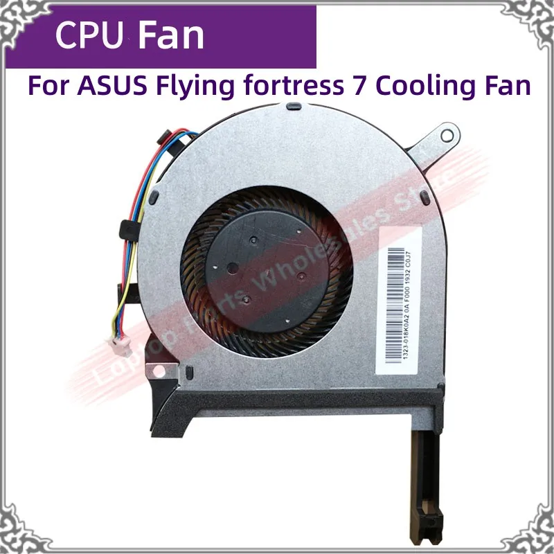 Original Laptop CPU Cooler Fan Radiator For ASUS Flying Fortress 7 FX95DU Fan FX95G FX95GT9750 FX505 GPU Cooling Fan Radiator