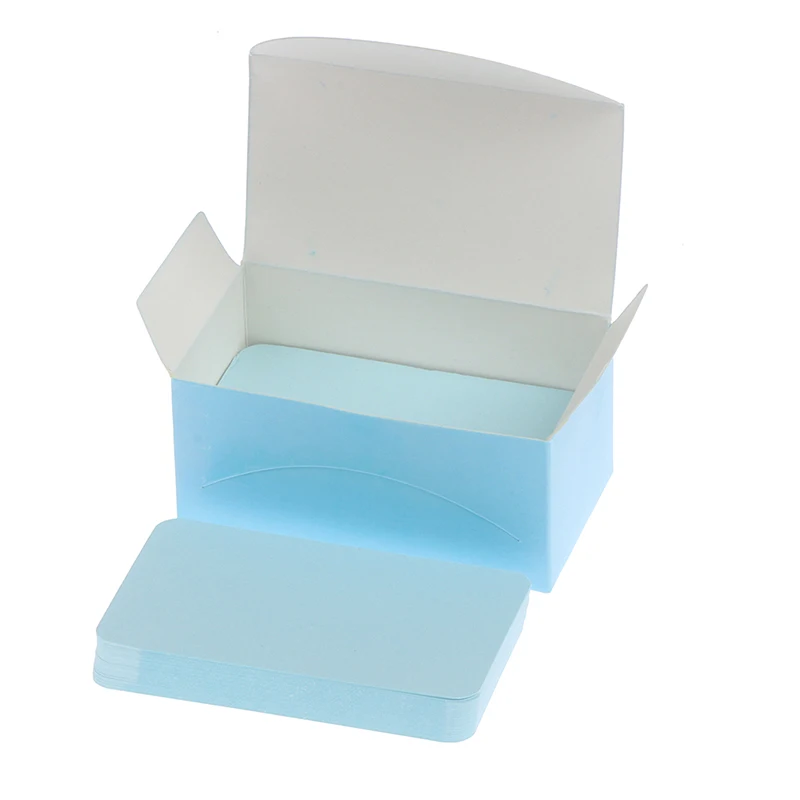 Caja de tarjetas de Papel Kraft de color blanco, tarjetas de visita, mensaje de agradecimiento, tarjeta de escritura, etiqueta, marcador, tarjeta de