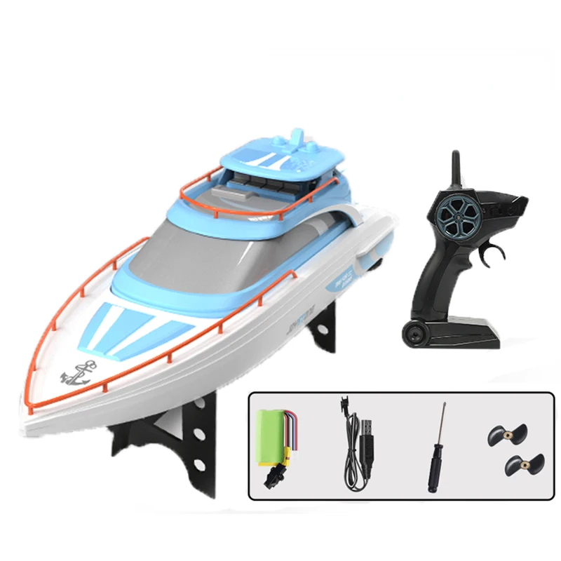 

RC Boat High-speed Speedboat Can Be Launched Into The Water Ship Model Yacht Electric Waterproof Toy Boat Children Boy