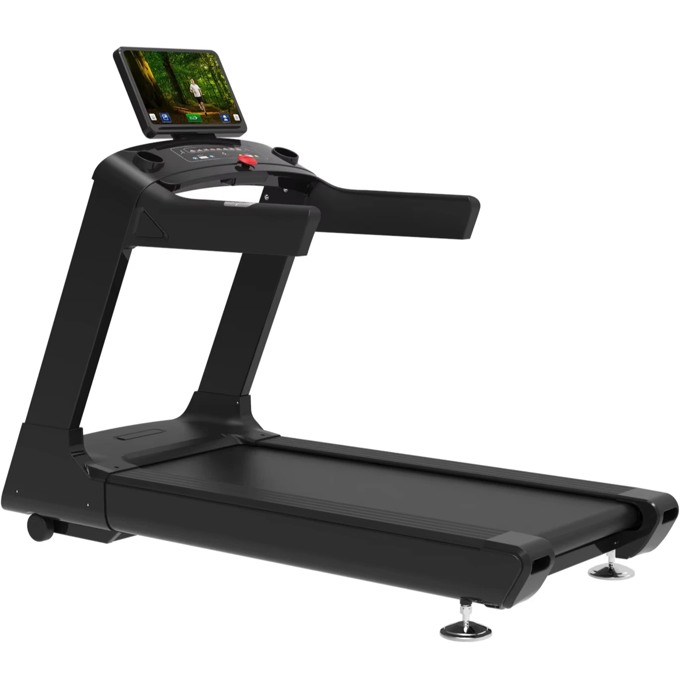 Commercial Electric Treadmill with LED/LCD Touch Screen 3.0-7.0HP 1-25km/h Speed Heart Rate