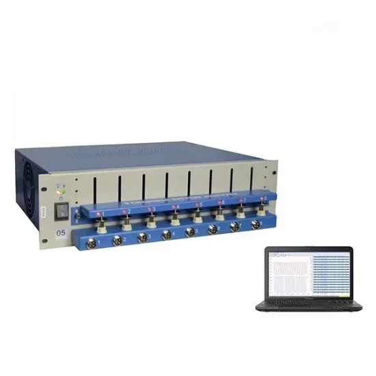 

Computer Controlled 8 Channel Lithium Battery Capacity 5V6A Tester for Coin Cylindrical Pouch Cell Testing