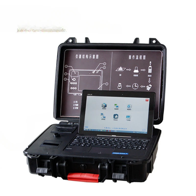 GDYS-800M portable water quality analysis system residual chlorine, oxygen consumption, chromaticity, turbidity detection