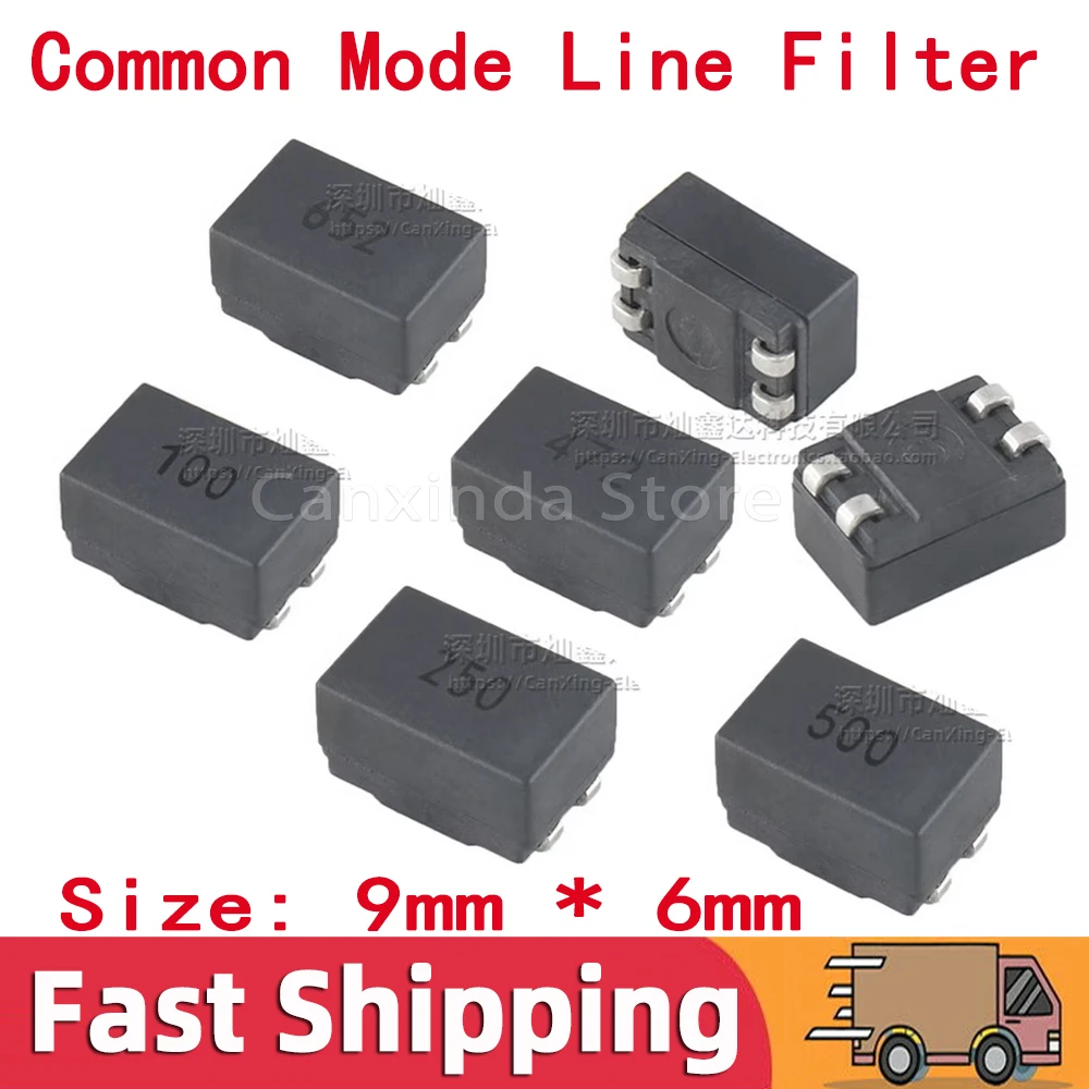 5pcs SRF0905 Common Mode Inductor Inductance Molding Choke Coil Power Filter SMD 10uH 25uH 50uH 250uH 470uH 500uH 1mH 2mH 4.7mH