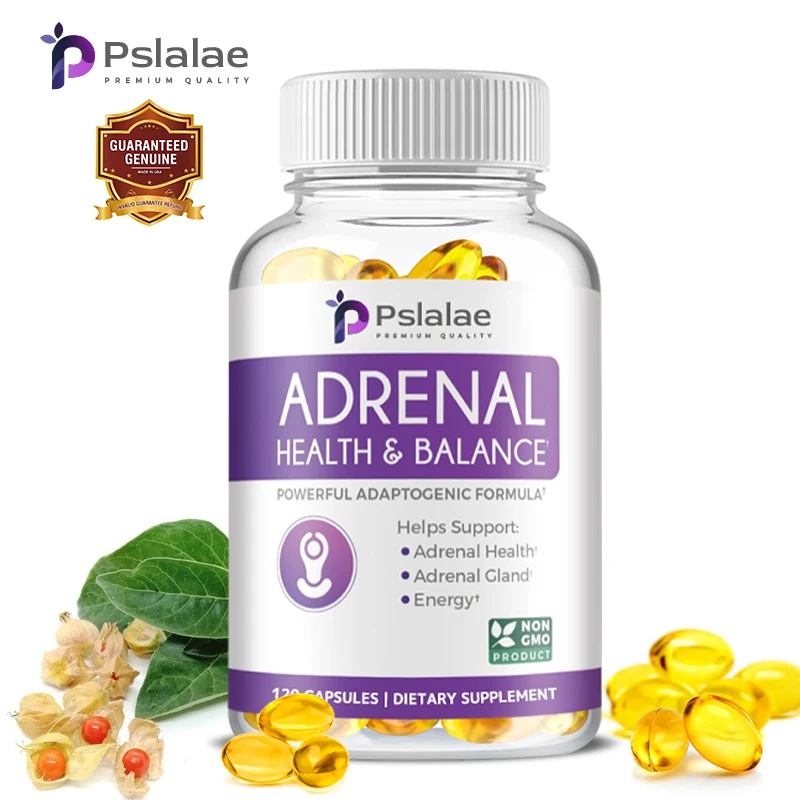 

Adrenal Health & Balance - Maintains Balanced Cortisol Levels, Reduces Stress and Anxiety, Supports Adrenal System Function