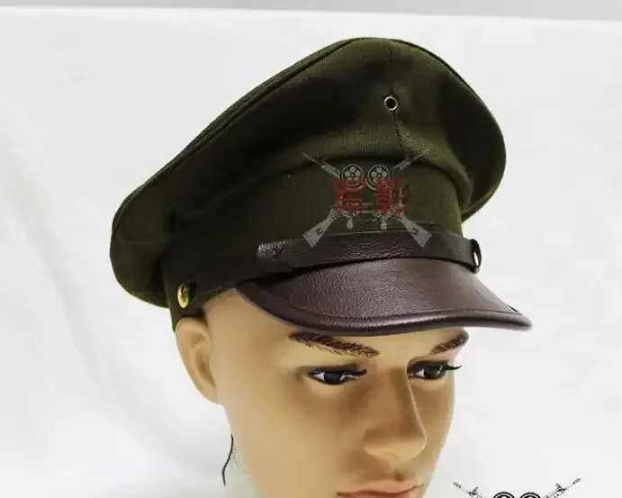 Kuomintang Official Hat Vintage Cap Commander Green Include Badges