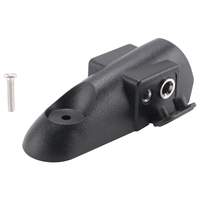 Audio Adapter M Interface 2 Pin Headset Port Accessories For Baofeng Bf-Uv9r Bf-9700 Bf-A58 Walkie Talkie Replacement