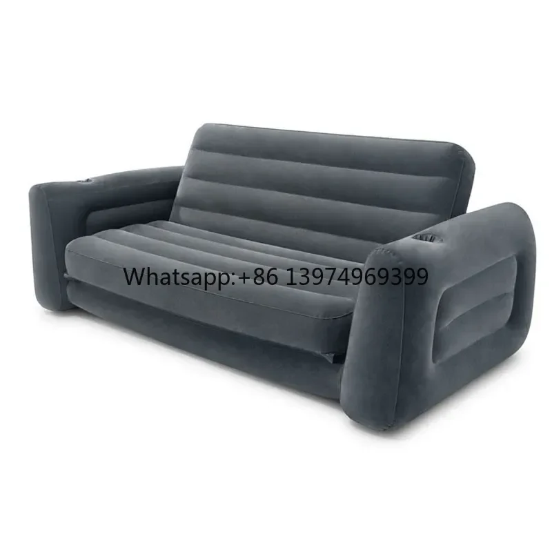 Wholesale Hot New Cheap Modern Foldable Sleeper Living Room Pull Out Chair Sofas Furniture Folding air Inflatable Sofa Cum Bed f