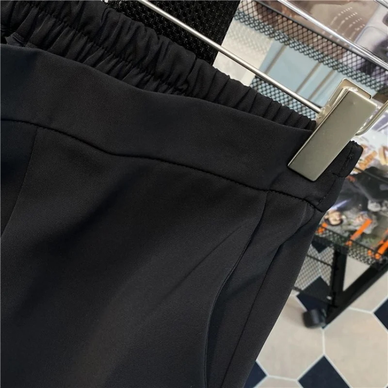 XL-6XL Pantaloncini a gamba larga Donna Basic Summer Bottoms Vita alta Street Loose Office Lady Temperamento All-match Chic Popolare Ins Hot