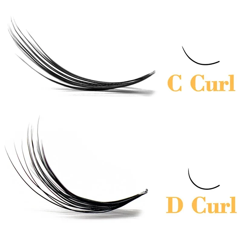 20D/30D/40D 60 Bundles Mink Eyelashes Extension Natural 3D Russian Volume Fake Lashes Individual Cluster Makeup Tools Cilia