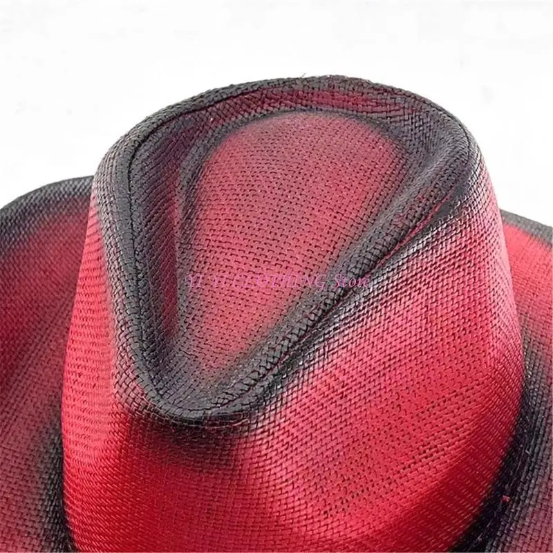 

N5KF Homburg ковбойские шляпы с экзотическим поясом со звездой, рыцарская шляпа, соломенный цилиндр, классическая шляпа со для и
