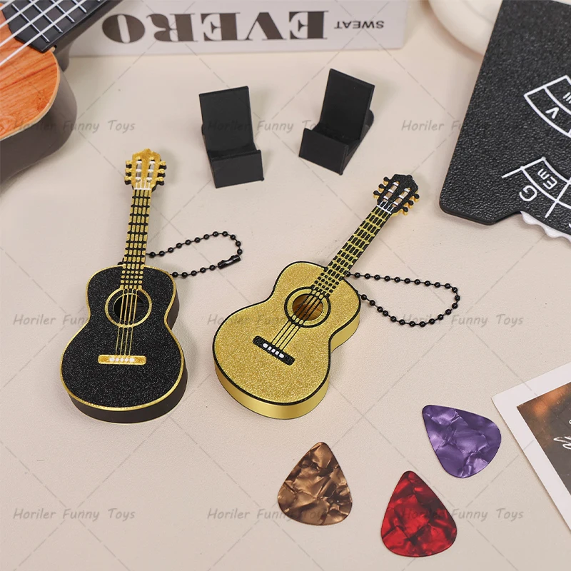 3D-Gedruckter Gitarren-Plektrenhalter in Lautsprecherform, Doppelschichtiger Wasserdichter Gitarren-Plektren-Organizer, Plektren-Aufbewahrungs- und Präsentationsbox – Detail 12