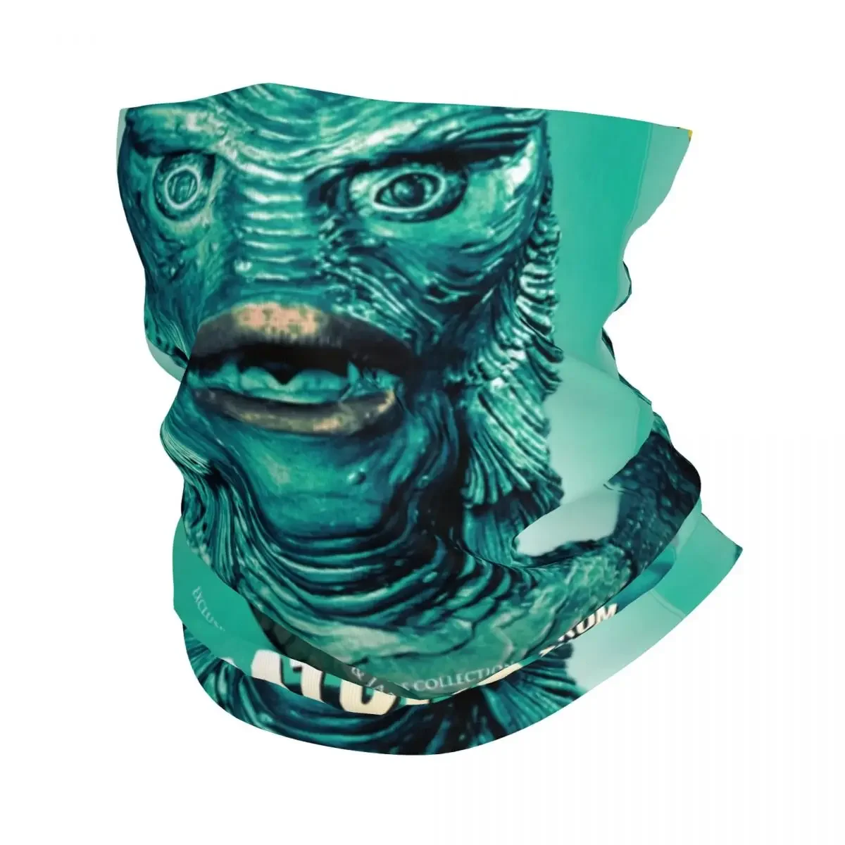 From The Black Lagoon Bandana Winter Neck Warmer Windproof Wrap Face Scarf Halloween Horror Movie Gaiter Headband