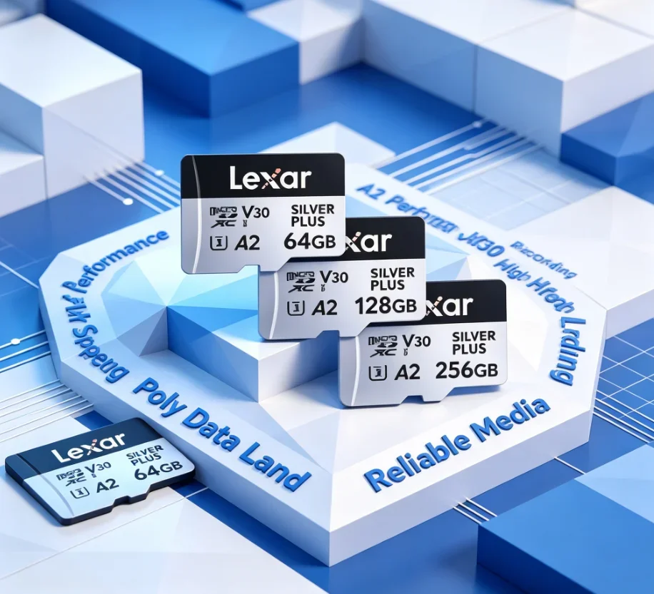 複数デバイス対応-lexar-silver-plus-tfカード-u3-a2-v30-汎用メモリカード-携帯電話-ドローン-車載レコーダー-監視カメラ用