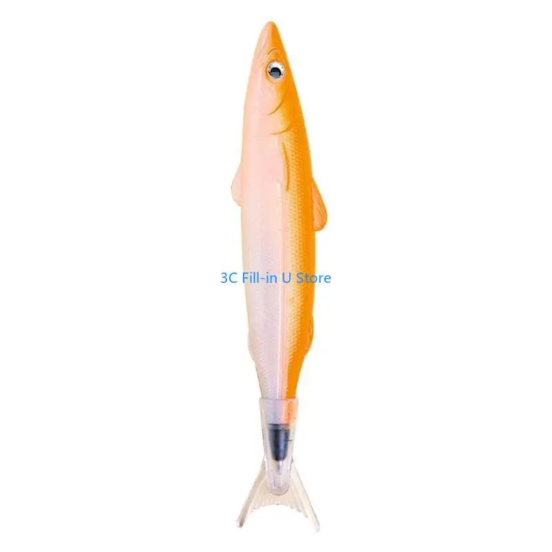 G8TA Lovely for Creative Fish Pen Ballpoint Pen Green Black Writing Practice P