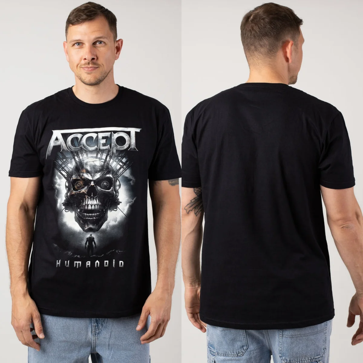 Pop Accept Graphic Cotton T-shirt Unisex Summer Short Sleeve Fashion Brand Tee Luxury Casual Vintage Tee