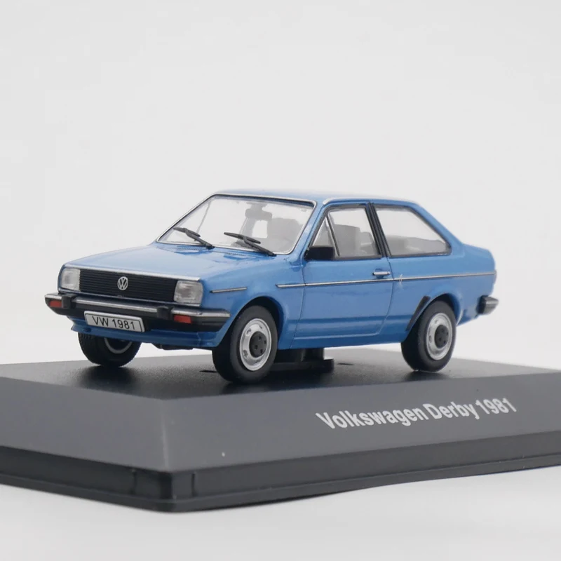 

Diecast Ixo 1:43 Scale VW Derby 1981 Alloy Car Model Collectible Toy Gift Souvenir Display Ornament