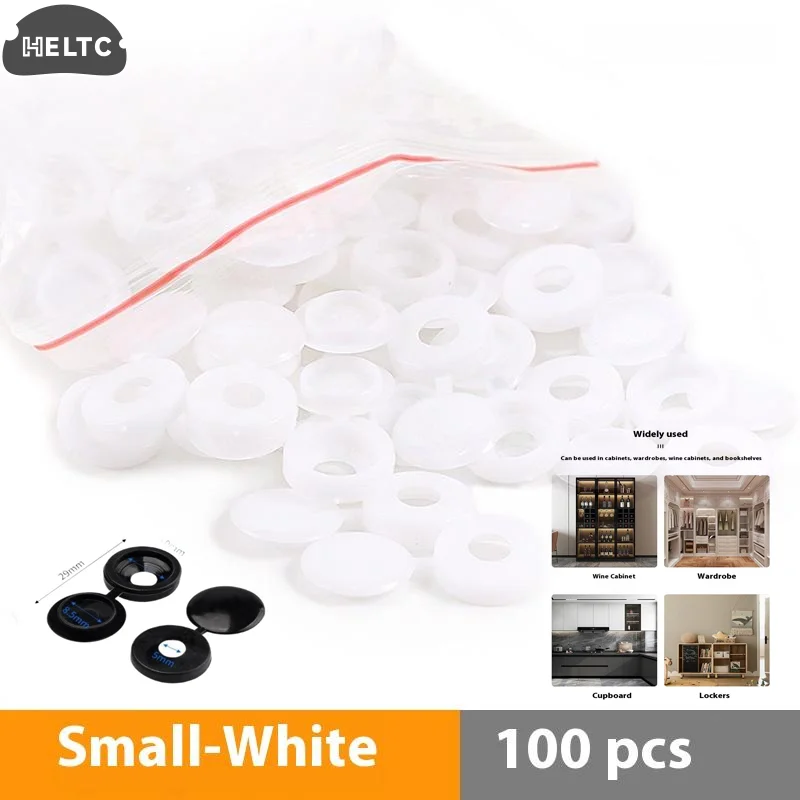 

100PCS/pack Cross Screw Nail Cap Screw Decorative Cover Folding Buckle For Car Furniture Decorative Nuts Cover Bolts Hardware