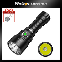 Wurkkos TS15 Mini 14500 Rechargeable EDC Flashlight 900LM  SFT25R LED IP68 Waterproof Magnetic Tail Torch for Hiking Camping