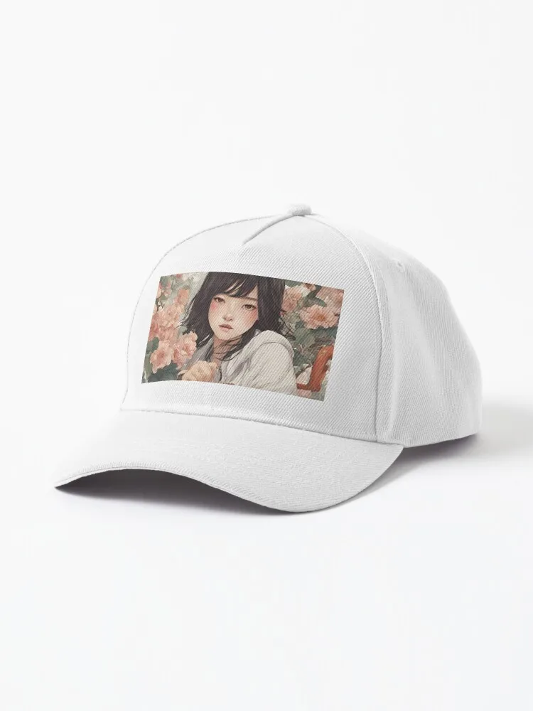 Oriental Girl In Daily Life (silvergoldvisionary) Cap For Unisex Adult Outdoor Casual Sun Baseball Caps New Fashion Hat