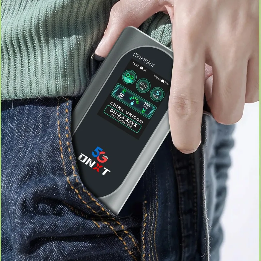 5G Router Global Edition 5G Portable MIFI Gigabit High Speed Dual Band WiFi6 Wireless Router