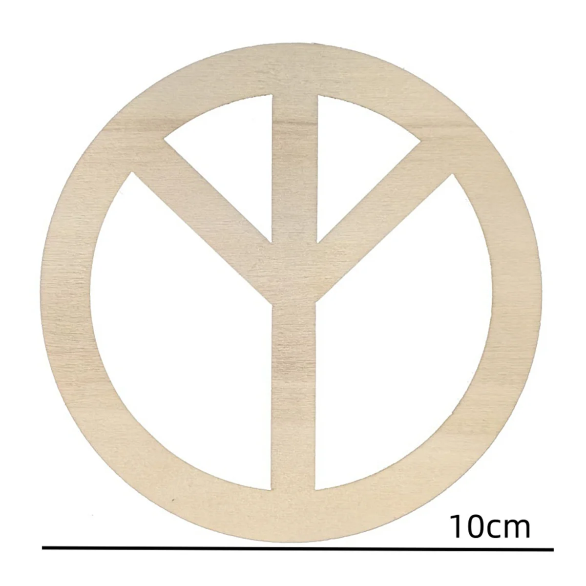 

Y19AA 50PCS Wooden Unfinished Peace Sign Hanging Ornaments DIY Blank Home Party Decoration Craft Pendant Hanging Sign