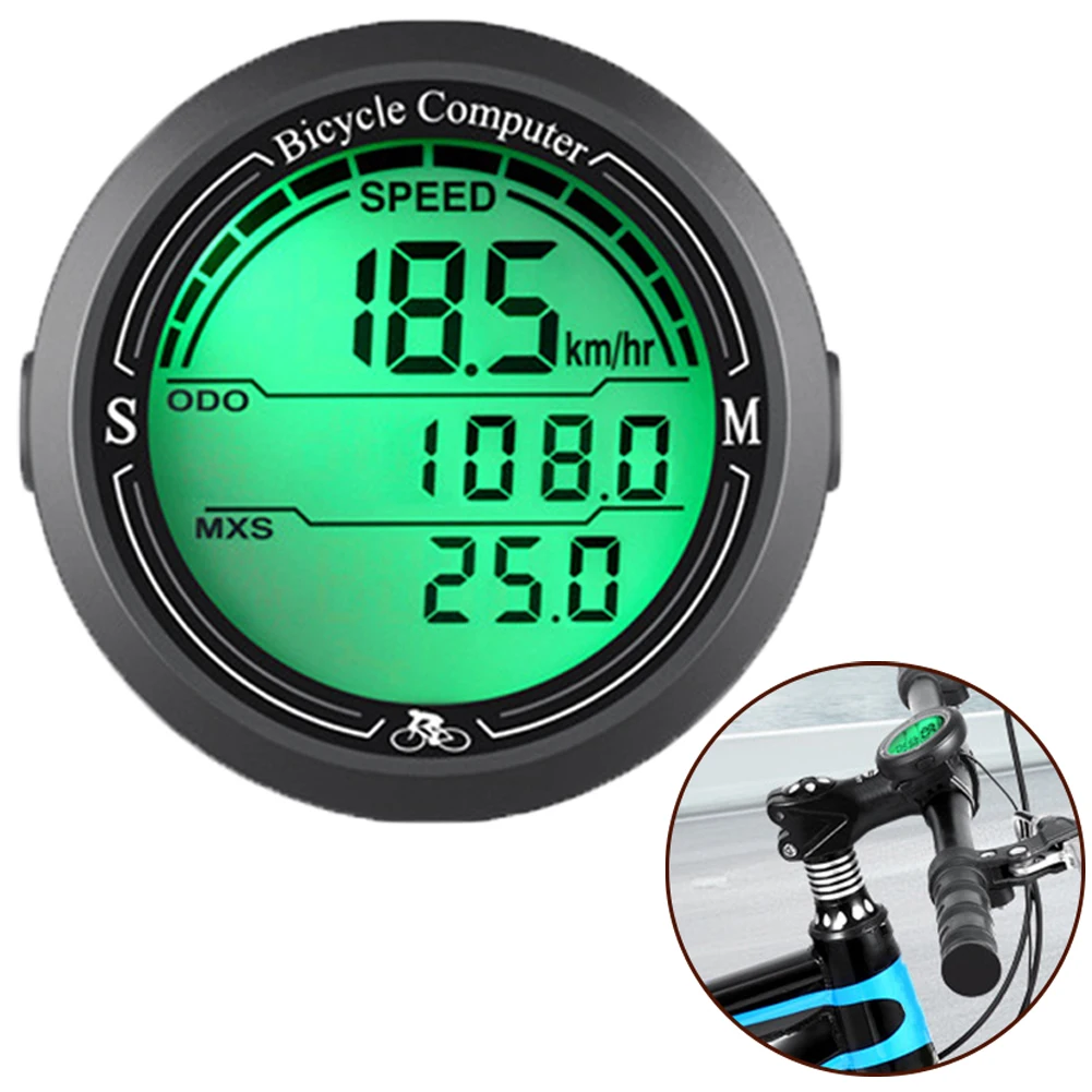 Wired Bike Computer Speedometer Odometer Waterproof IP67 Large Display For Outdoor Cycling Bicycle Electronics Accessories Tool