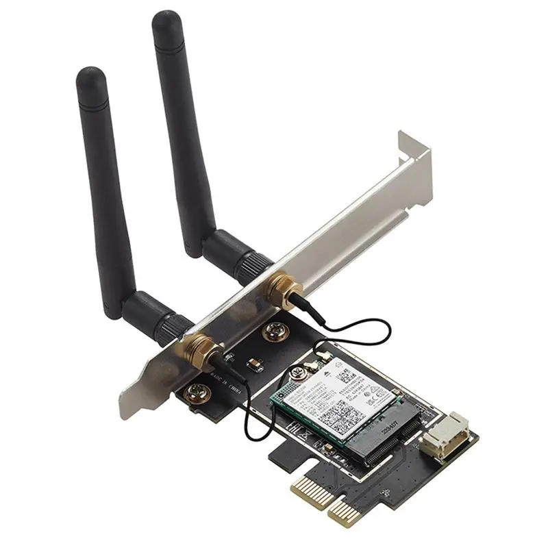 

Сетевая карта BE200 PCIE Wifi 7 5G/6G PCI Express 4.0 X1, беспроводная, Bluetooth BT5.4, 802.11AX, трехдиапазонная, 8774 Мбит/с, для WIN10/11