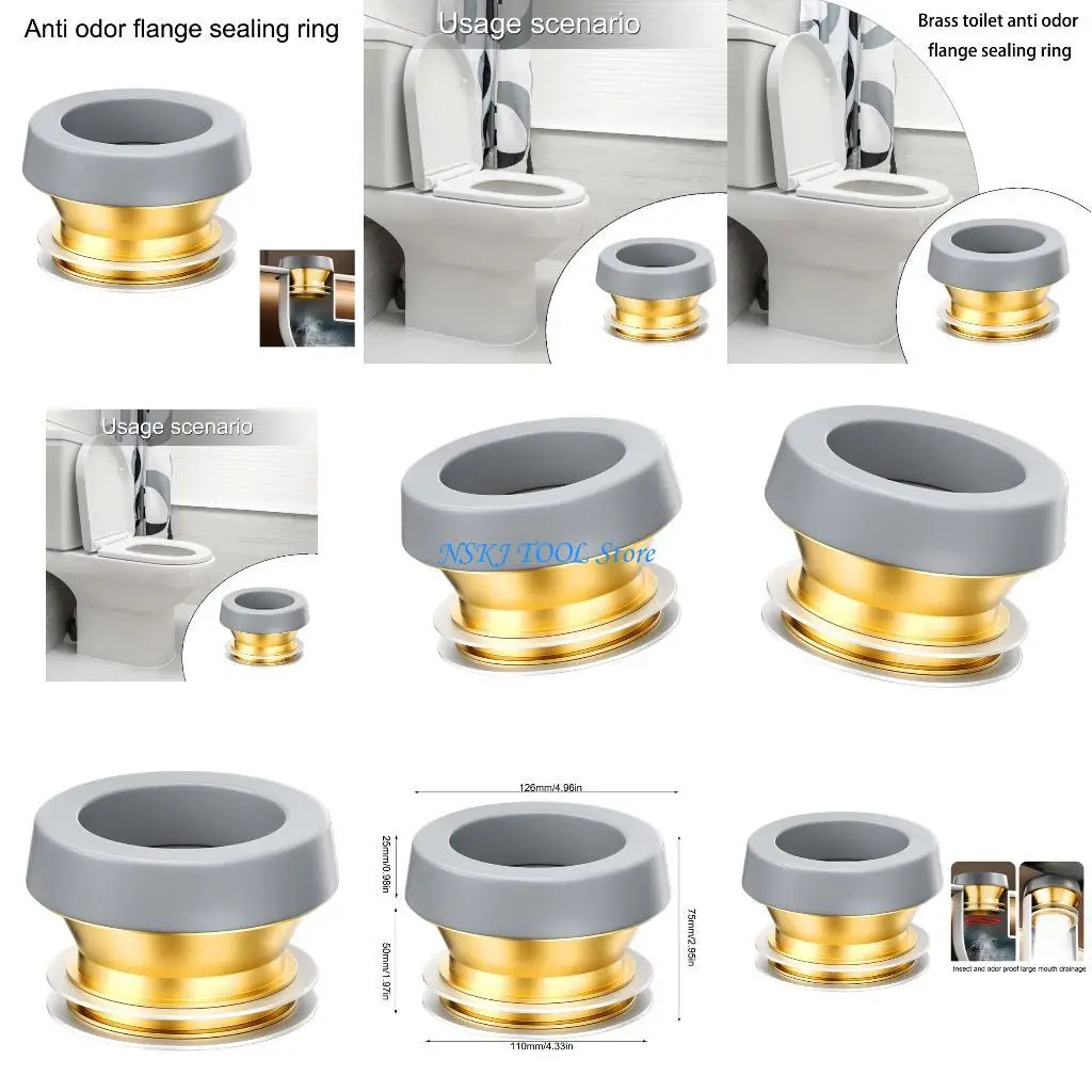 

L8RC Easy Installion Sturdy Brass Without Odor Designs for Toilets and Showers in Residential and Commercial Space Use