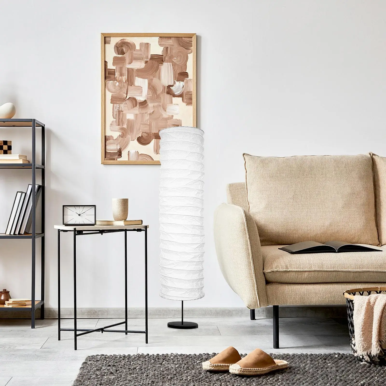 

columniform Paper Floor Lamp Shade Nordic LivingRoom Column Standing Lampshade Home Hotel Lampshade deco Bedroom Light Accessory