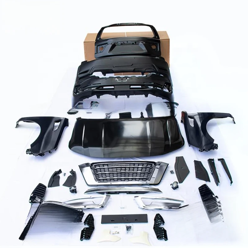Wide Facelift Body Kit Y62 Front Rear Bumper Hood Spoiler Wheel Flares Auto Tuning Parts