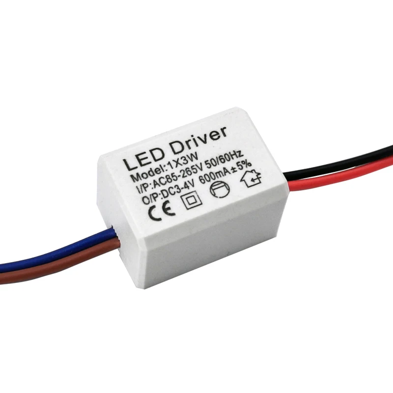 LED Power Supply DC 3-4V Transformer Switch Driver Output current 600mA Adapter For light bulb AC85V-220V Led Driver 1Wto3W