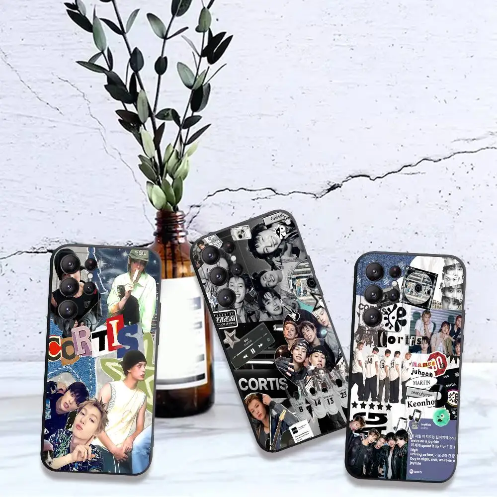 Hot Kpop C-CORTIS Phone Case For Samsung S 24 fe 25 Ultra plus 20 lite 21 30 22 23 24 22 Ultra 5G Fundas