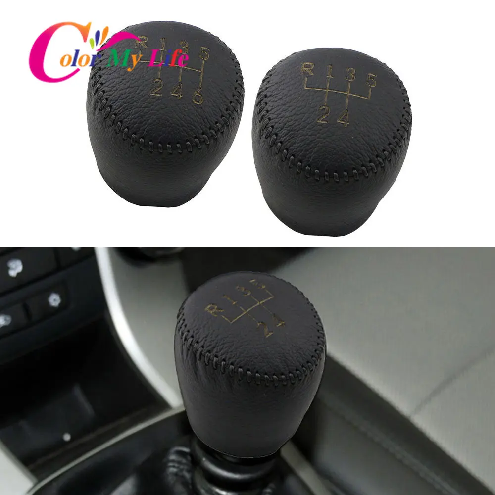 

5 6 Speed Leather Black Gear Shift Collars for Chevrolet Cruze Sedan Hatchback 2009 - 2014 Shift Knob Cover Accessories