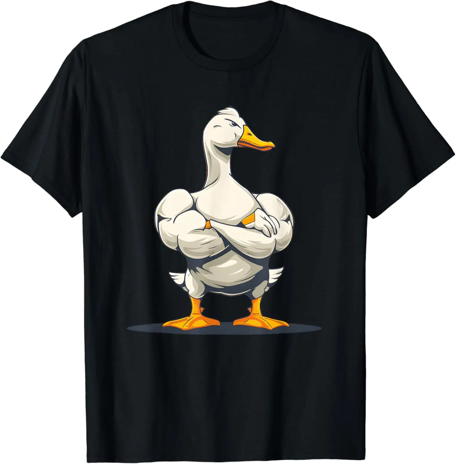 Release The Quackin Duck Gym Weightlifting Bodybuilder T-Shirt Graphic T Shirts Men Clothing  Streetwear Camisetas