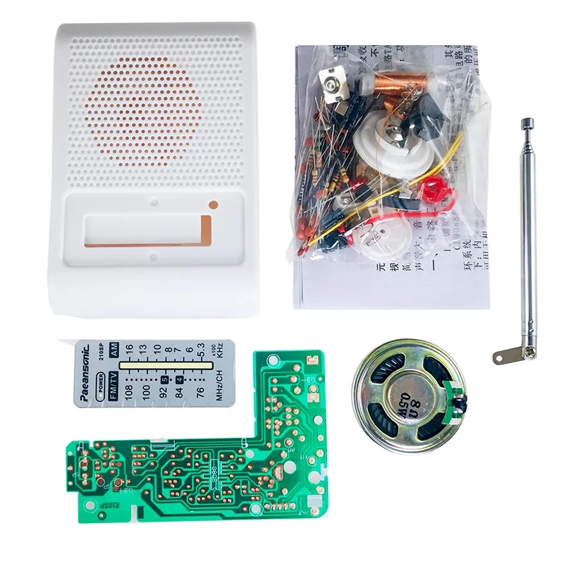 Radio Assembly Kit 210SP FM AM/FM Electronic Teaching Welding Circuit Board Making DIY