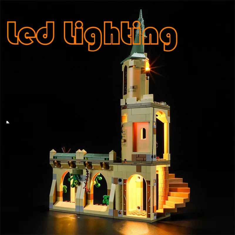 Bloco de Construção De Potter Harrysing, Conjunto De Iluminação De Hogwarts, Pátio Sirius Rescue Movie, Apenas Kit De Luz Led, 76401