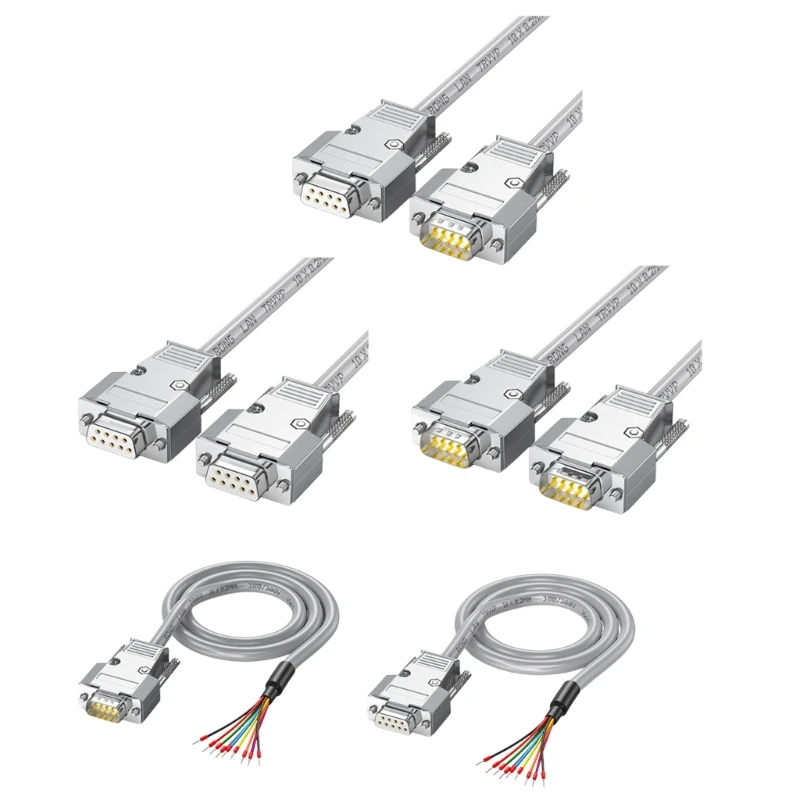 U55C Industrial Straight Through DB9 RS232 Cable Extension Cable Male to Female Converter For Automation Equipment