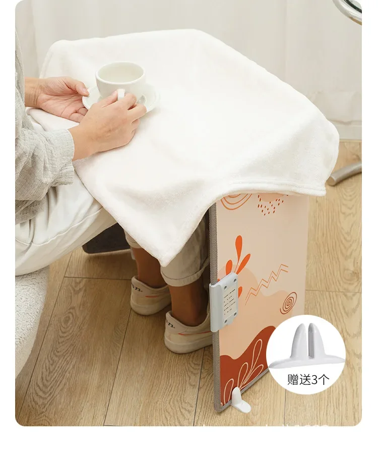 ذكي التحكم في درجة الحرارة ثلاثة محيط تدفئة القدم المحمولة تحت الطاولة سخانات المنزل للطي الكهربائية دفئا