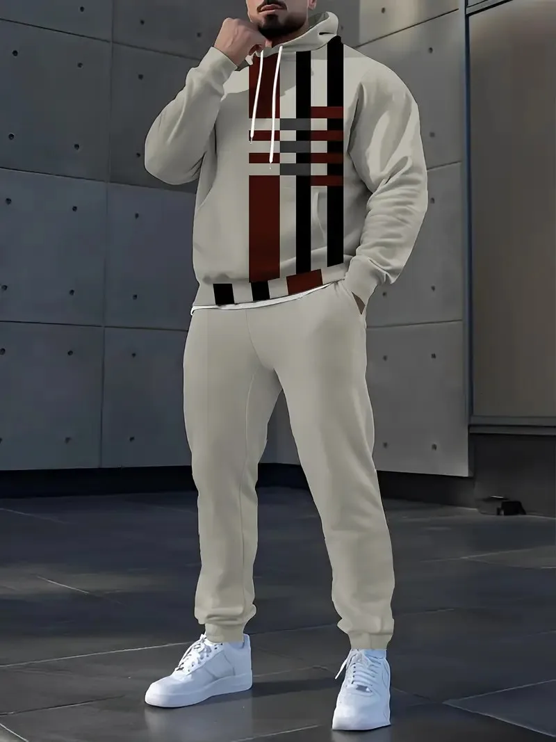 يتميز المجموعة الرجالية الجديدة لربيع وخريف 2025 بطباعة ثلاثية الأبعاد عصرية وناعمة ومريحة #3