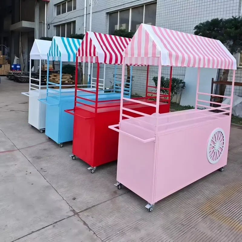 Outdoor wedding decorations, mobile booths, night market promotion cars, display stands, booth stands, candy carts