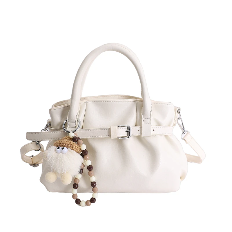 

Стильная винтажная сумка для подгузников для женщин, дизайнерская сумка через плечо, элегантная минималистичная сумка-тоут с большой вместимостью